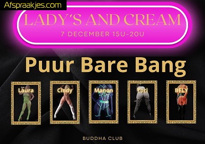 Lady's And Cream Zondag 7 December met Tori en NEWBIE BUTTERFLY en LAURA 