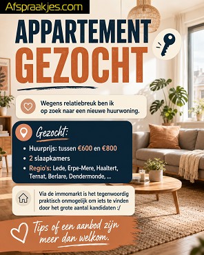 Huurwoning gezocht
