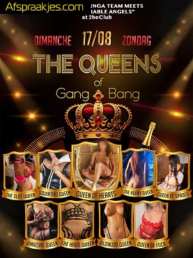 BUNGA BUNGA presenteert THE QUEENS of GANG BANG met voor de eerste keer Slut Queen LIZA